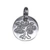 Tree Of Life- Sterling Silver 12mm Disc