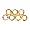 7 Lucky Rings Gold Charms