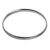 G55E - SS 5.5mm Engraved Solid Comfort Fit Golf Bangle